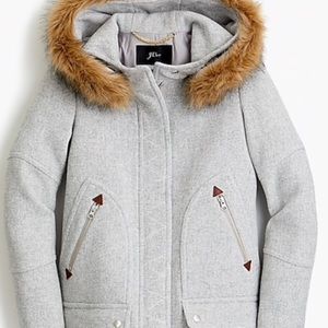 J.Crew Chateau parka in Italian stadium-cloth wool